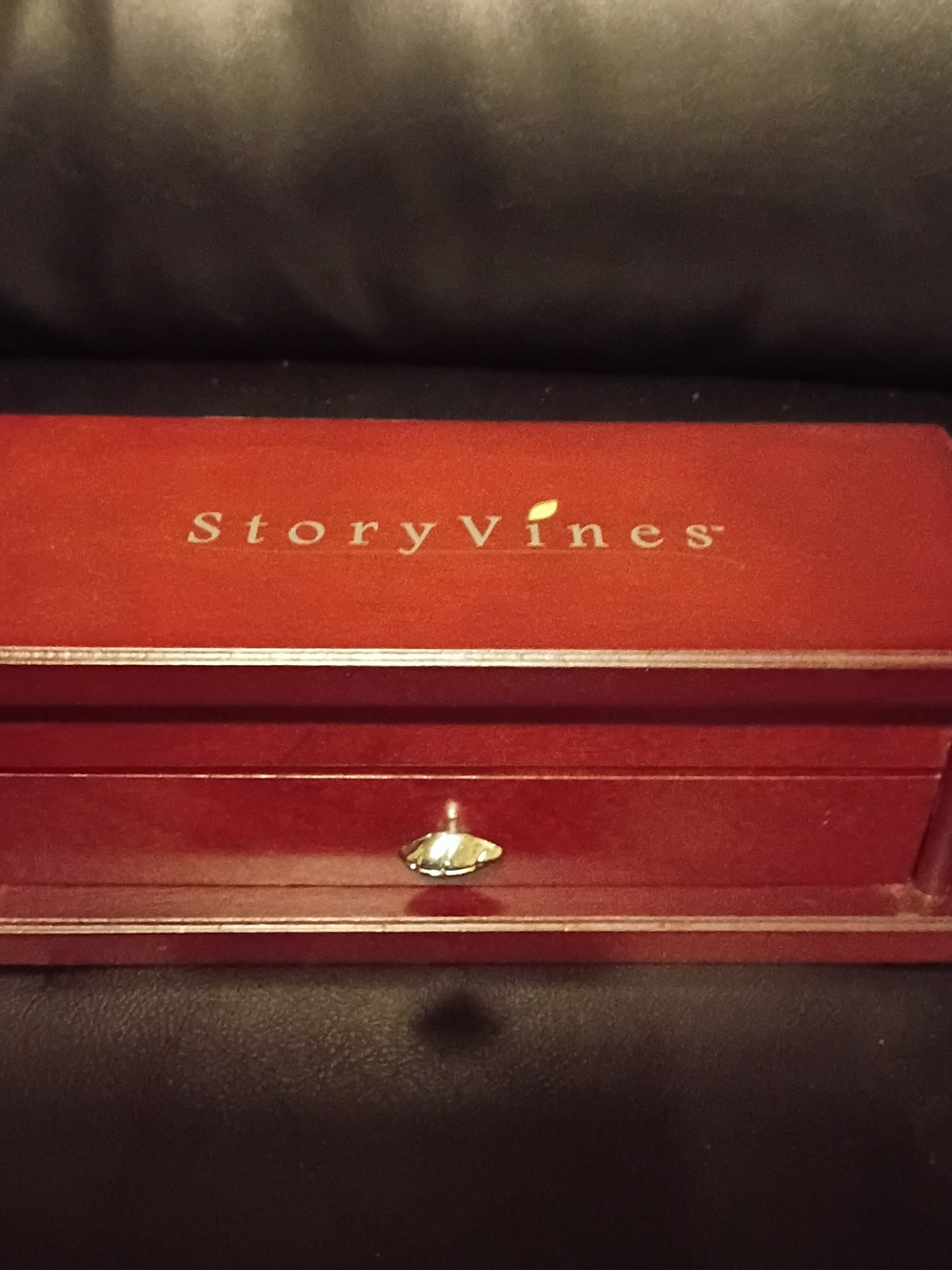 StoryVines Cherry Wood Jewelry Box